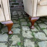 Pair of art deco shell armchairs