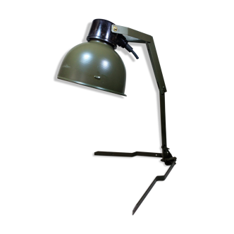 Foldable, removable military lamp