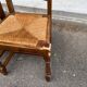 2 or 3 solid wood straw chairs, farmhouse style