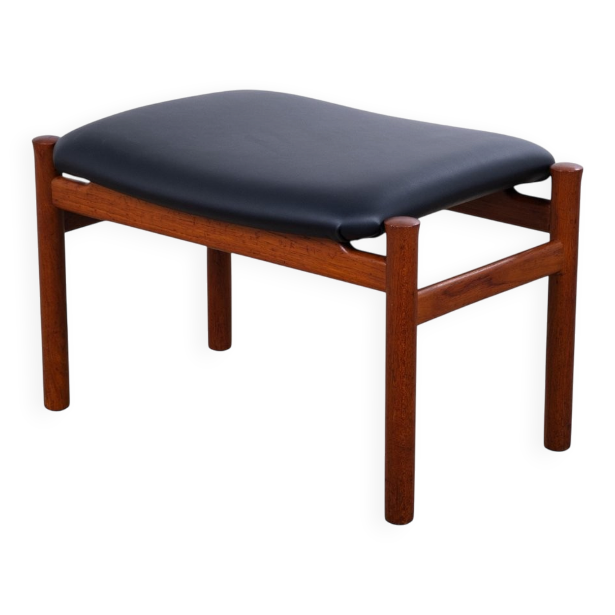 Teak Stool by Søren Hansen for Fritz Hansen, Denmark, 1950s