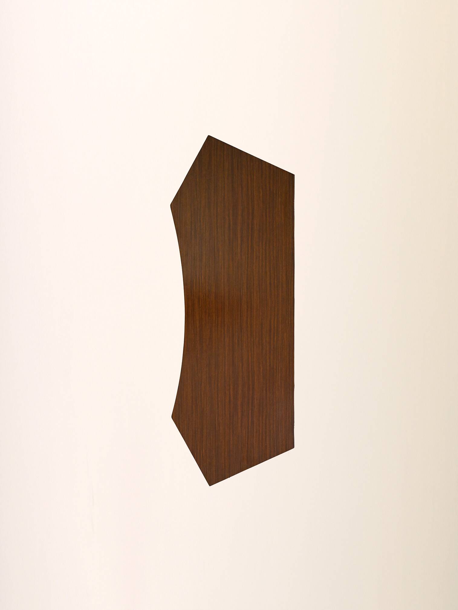 Table de chevet murale scandinave en acajou avec boutons en bakélite