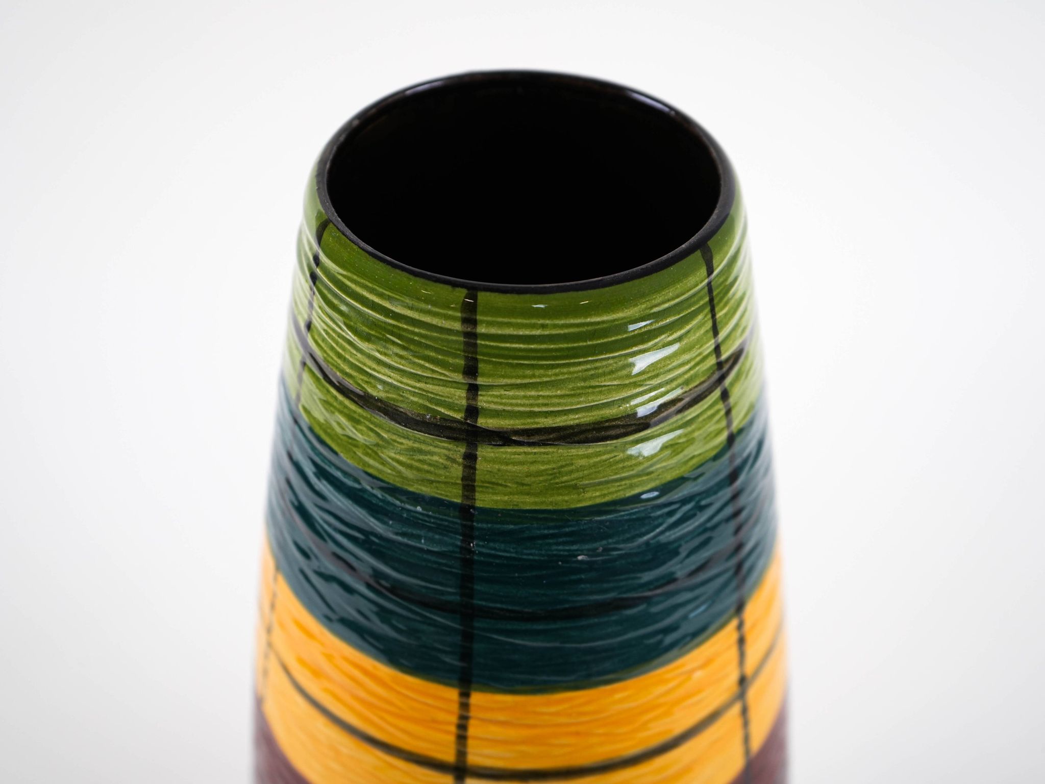Vase en céramique, Allemagne de l'Ouest années 1960