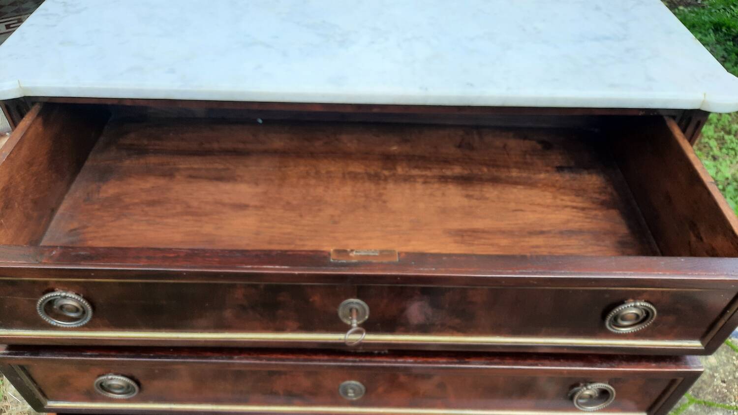 Empire style chest of drawers