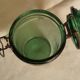 Solidex jar green glass