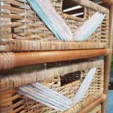 Chiffonier en rotin