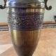 Amphora, large Napoleon III vase in brass.
