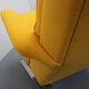 1970s swing-chair yellow Cor, design Reinhold Adolf