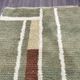 Handmade custom Berber rug with colourful patterns 1.4/2.6 m