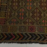 6x7 Turkish Vintage Kilim Rug, 180x207Cm
