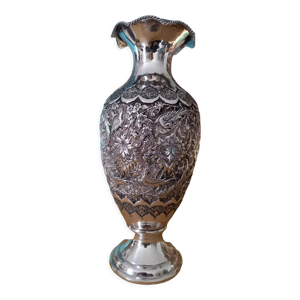 Vase perse en argent