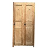 Vintage wooden wardrobe from 1940.