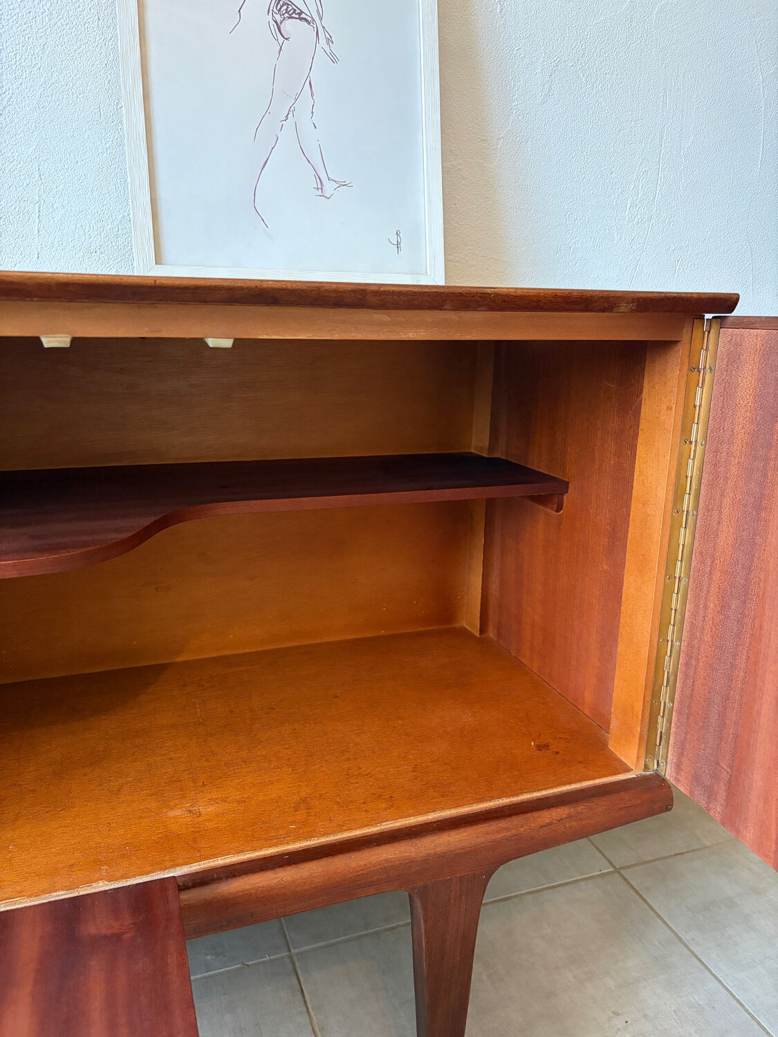 Vintage Scandinavian teak sideboard
