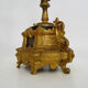Paire de candélabres à 4 branches bronze et marbre style Napoléon III, XIXè