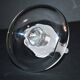 Lalique ring dish bird swan in frosted crystal and signed