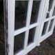 Oak window H96,8xL80,5cm old small tiles