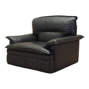 Fauteuil italien en cuir, - 1960