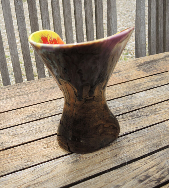 Old vase "lisieux" in ceramics of vallauris