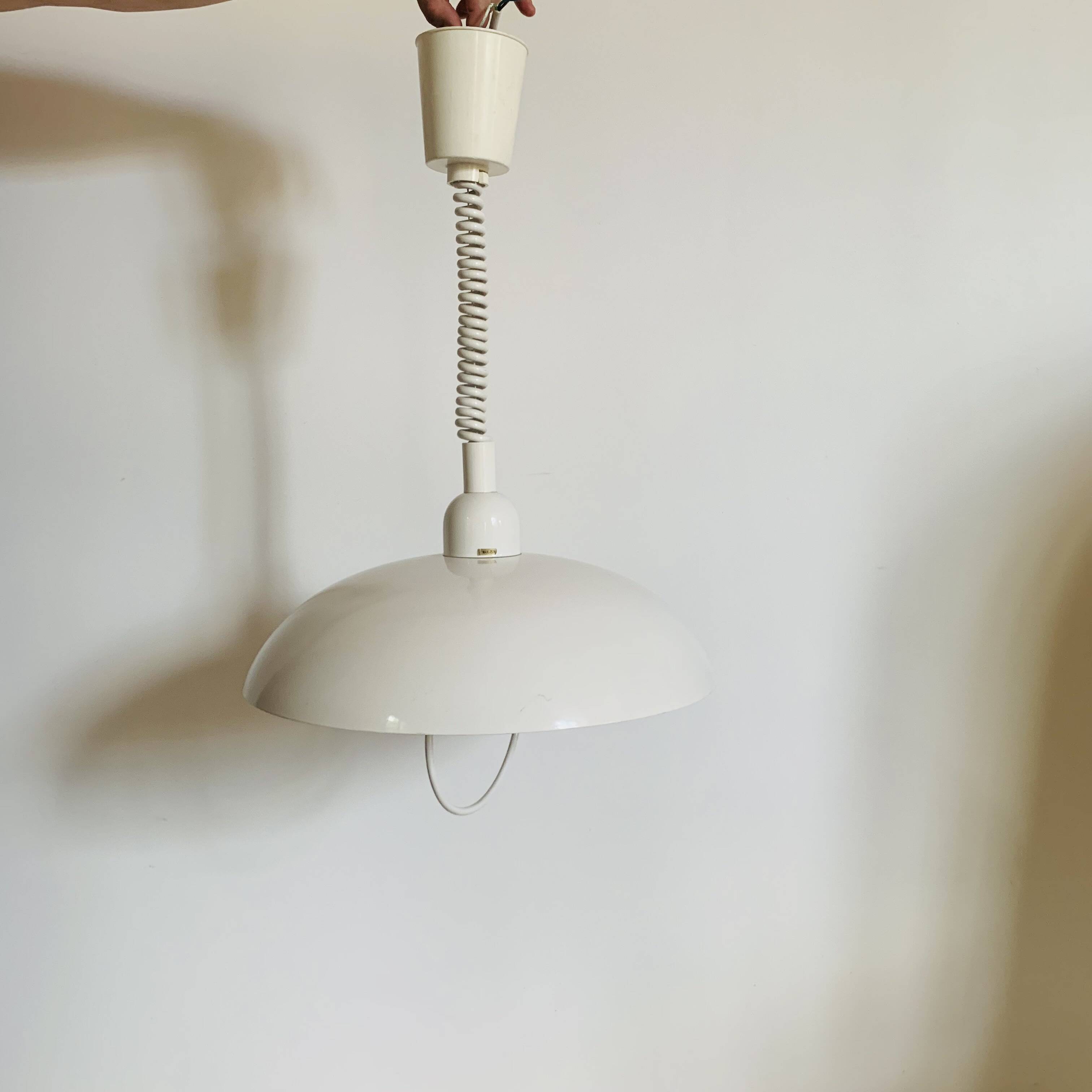 Italian white pendant light Elettrolampar