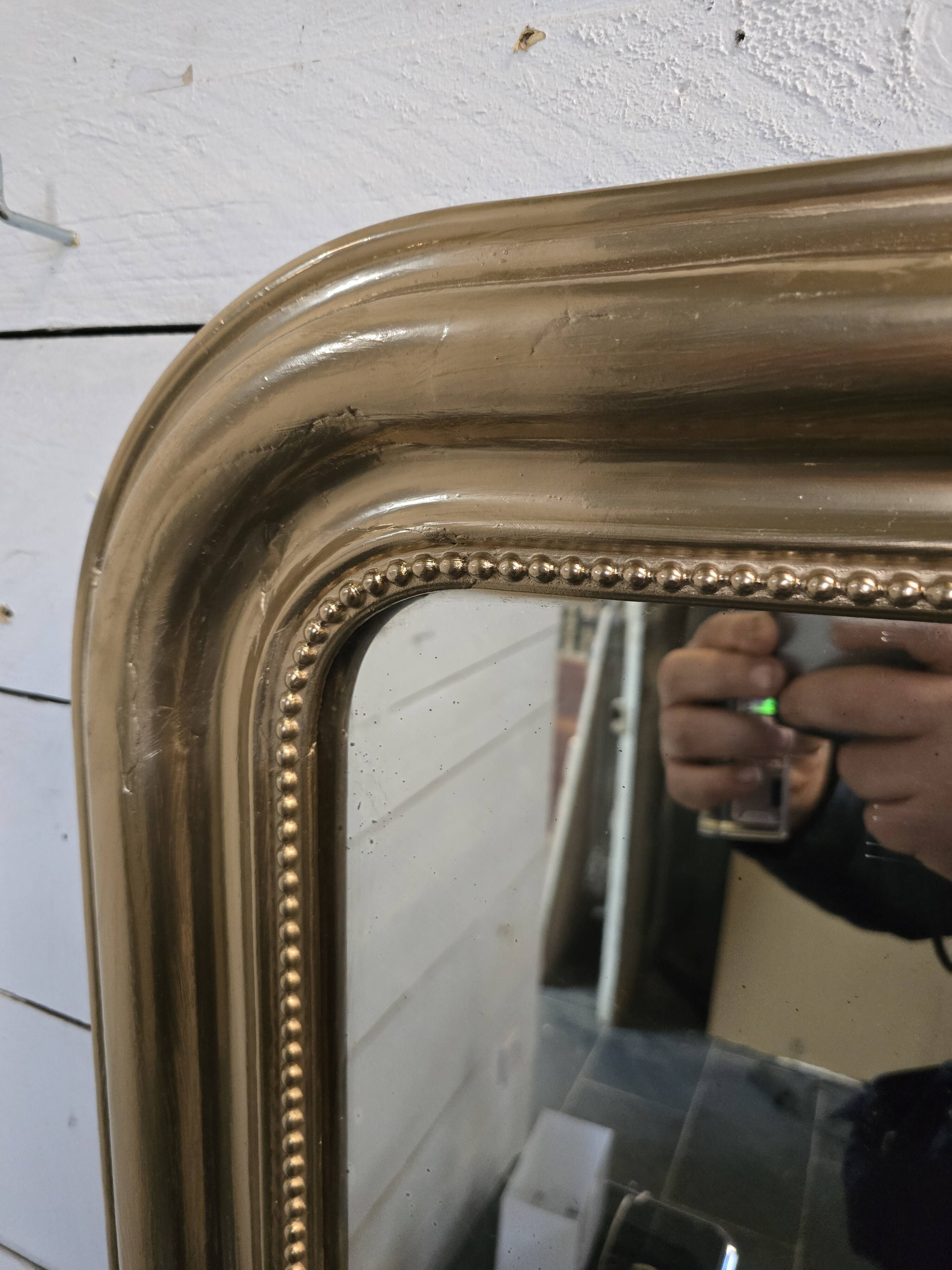 Louis Philippe style gilded mirror