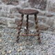 Tripod stool wavy feet