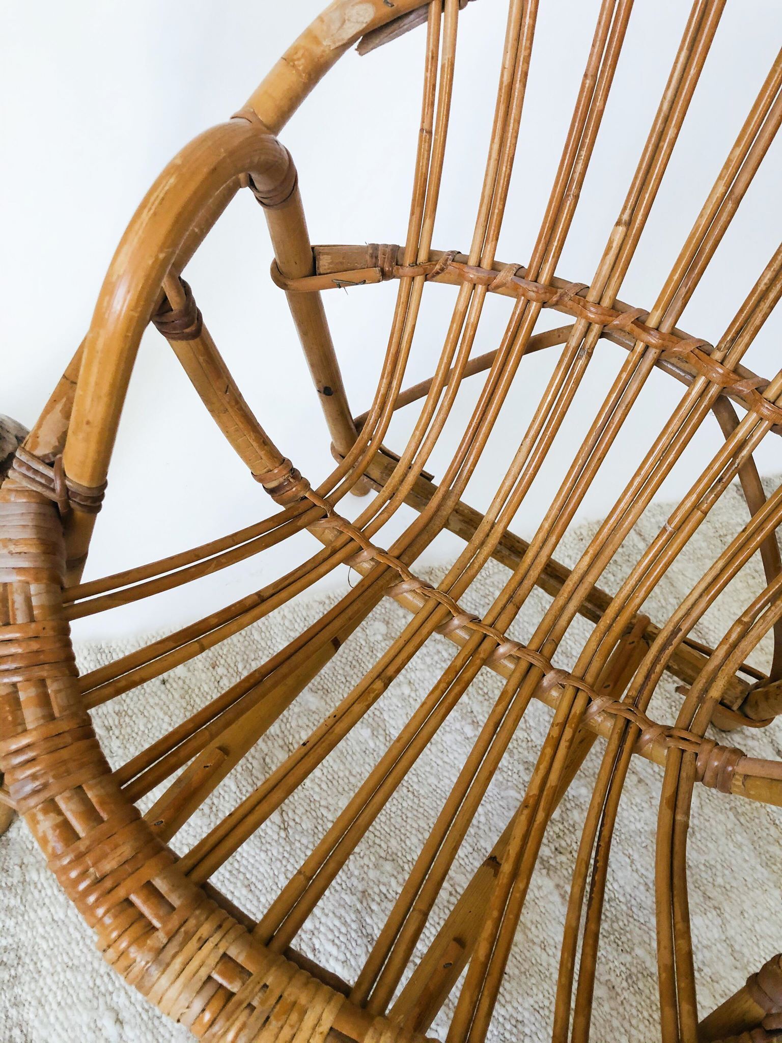 Child rattan chair