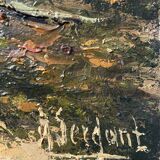 Table HST, Bonnel Forest, signed A. Sergant, middle XX°