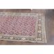 1970s Turkish Oushak Handmade Wool Cotton Pink Area Rug 112x175