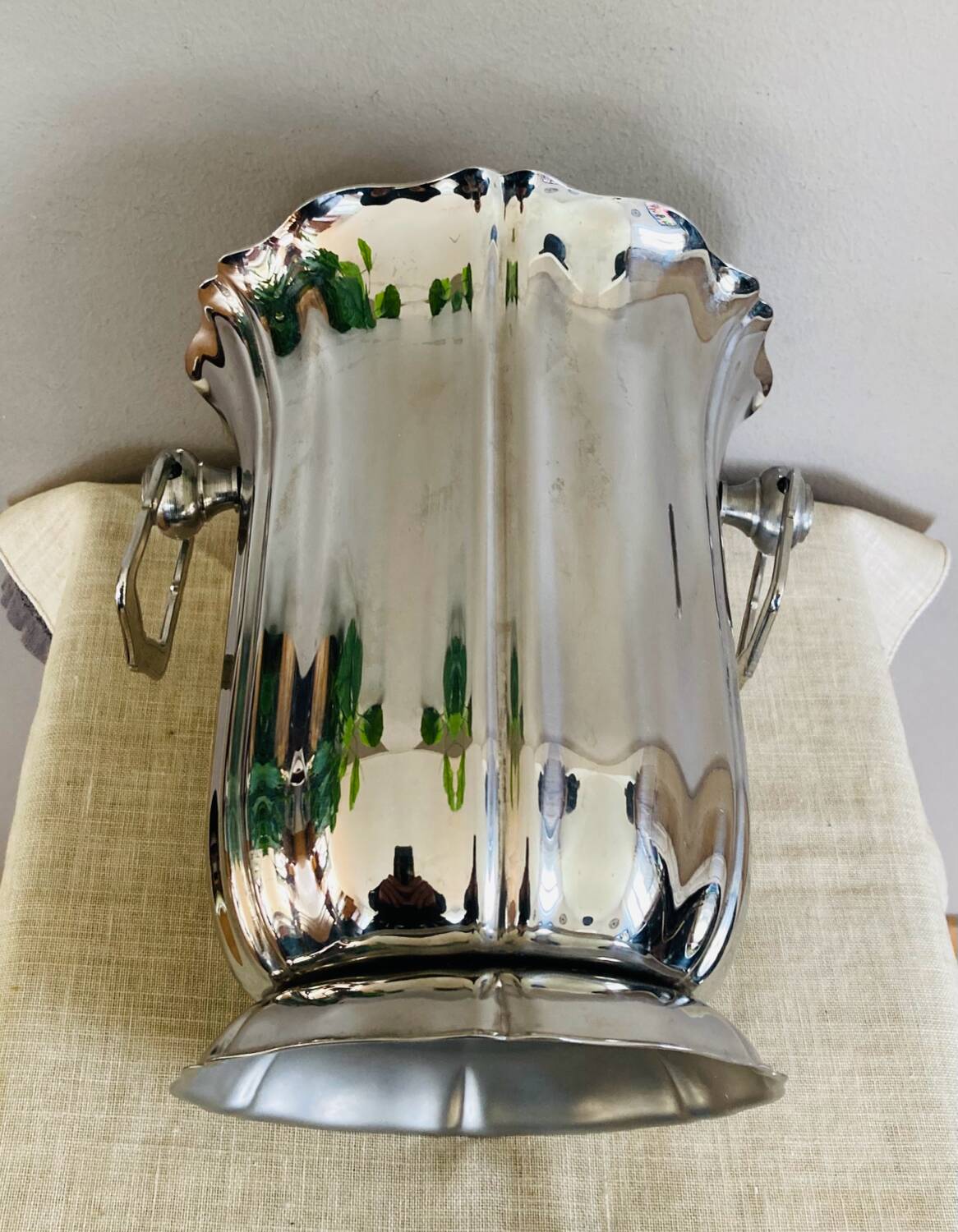 Jean Couzon Orfèvre Stainless Steel Ice Cube Bucket