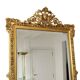 Miroir biseauté doré français antique XL