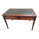 Grange desk in solid wood – green leather – louis xvi style