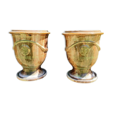 Pair of boisset planters in Anduze