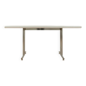 bureau chromé vintage - 1980