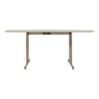 1980s Chrome Desk, Vintage