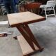 Small rattan and metal desk Jullian maison alfort