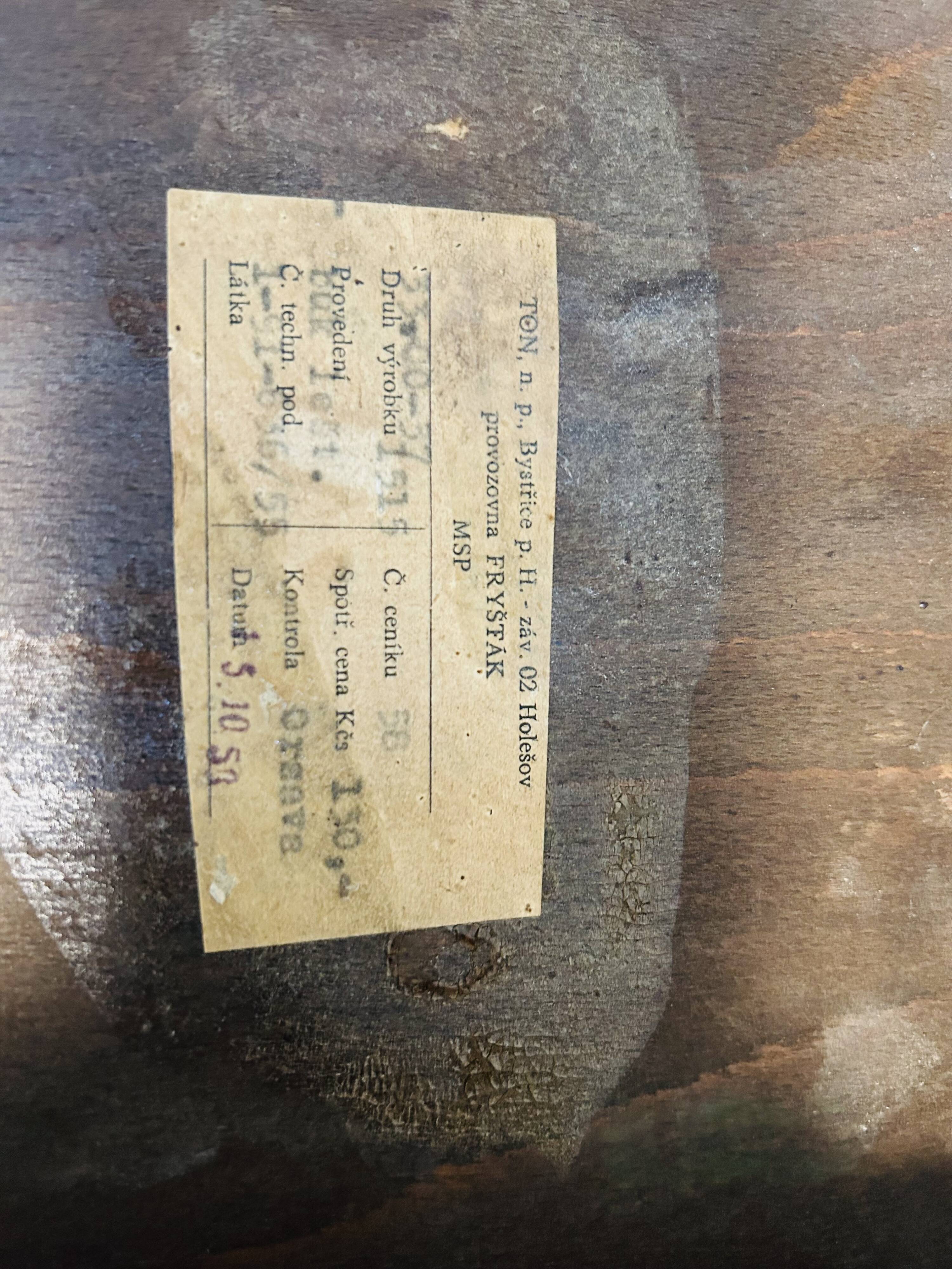 Desk Chair by Oswald Haerdtl for Ton, 1957