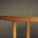 Table à manger L-leg Modèle 91 par Alvar Aalto pour Artek Finlande, années 1940.