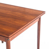 Teak dining table with Scandinavian-style extensions - France, 1960