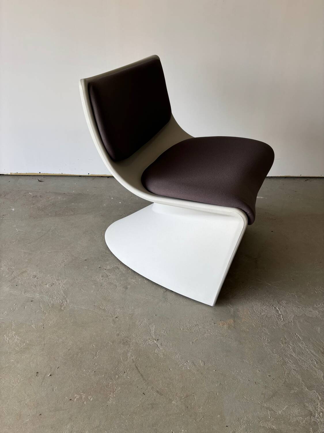 Series of 3 designer armchairs Space by A. Pinaffo and P. Scagnellato