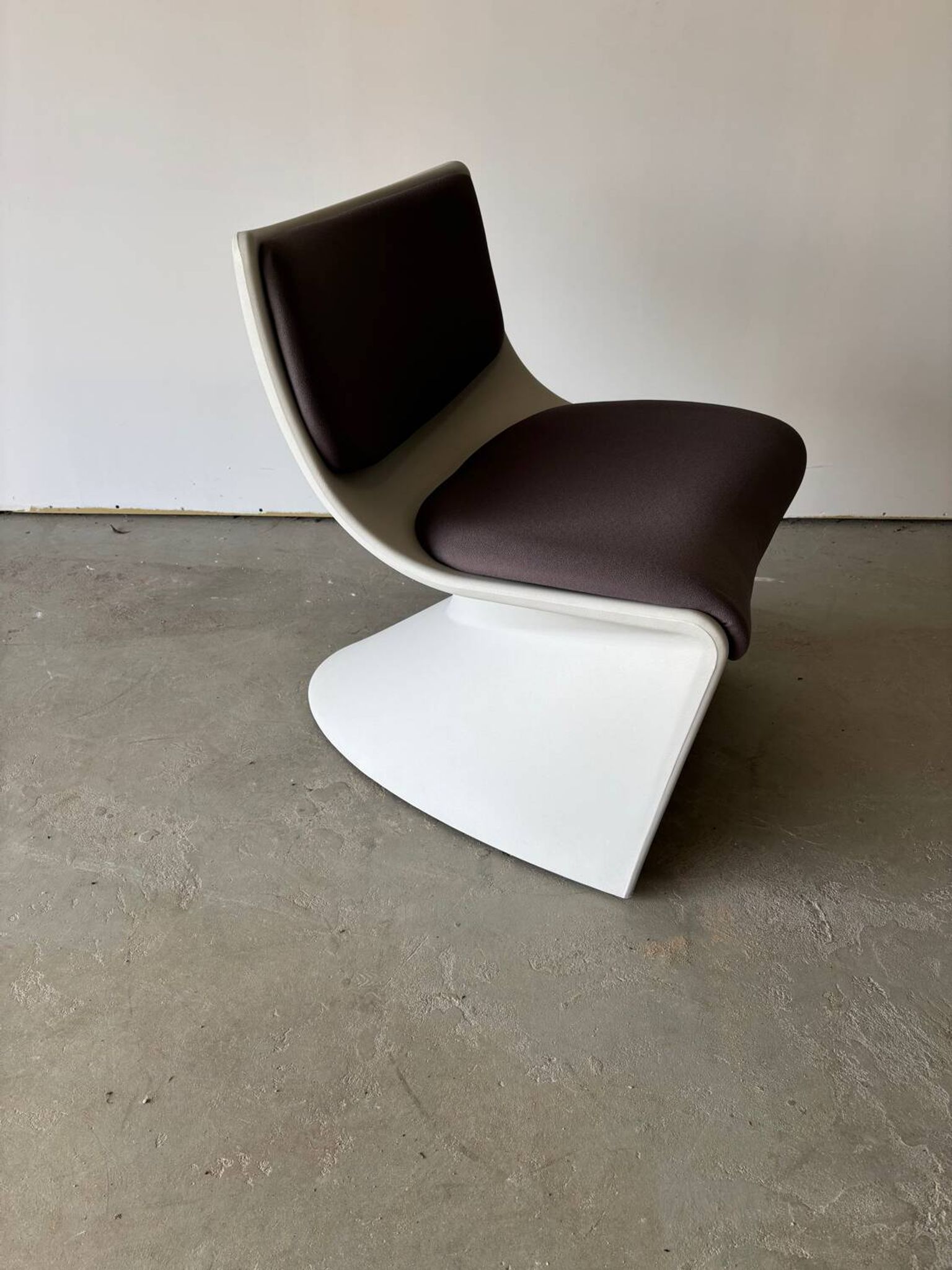 Series of 3 designer armchairs Space by A. Pinaffo and P. Scagnellato
