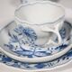 Porcelain Coffee and Tea Service by Meissen in Onion Pattern Decor, 1960s
