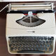 Underwood 18 Portable Typewriter , Beige, Functional, New Ribbon
