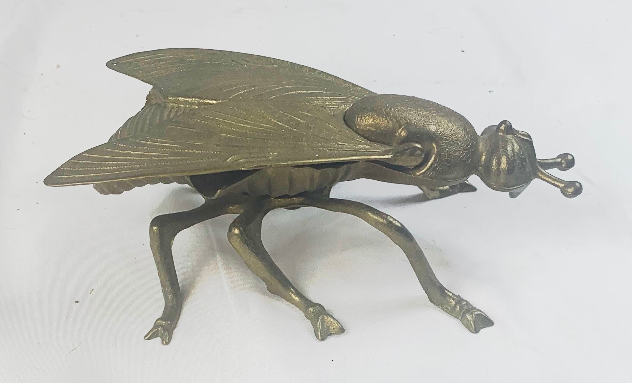 Brass fly ashtray