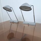 Pair of Magiker Ikea 80s 90s telescopic bedside or desk lamp