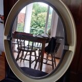 Illuminating oval mirror by Allibert
