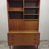 Scandinavian bookcase, chest of drawers