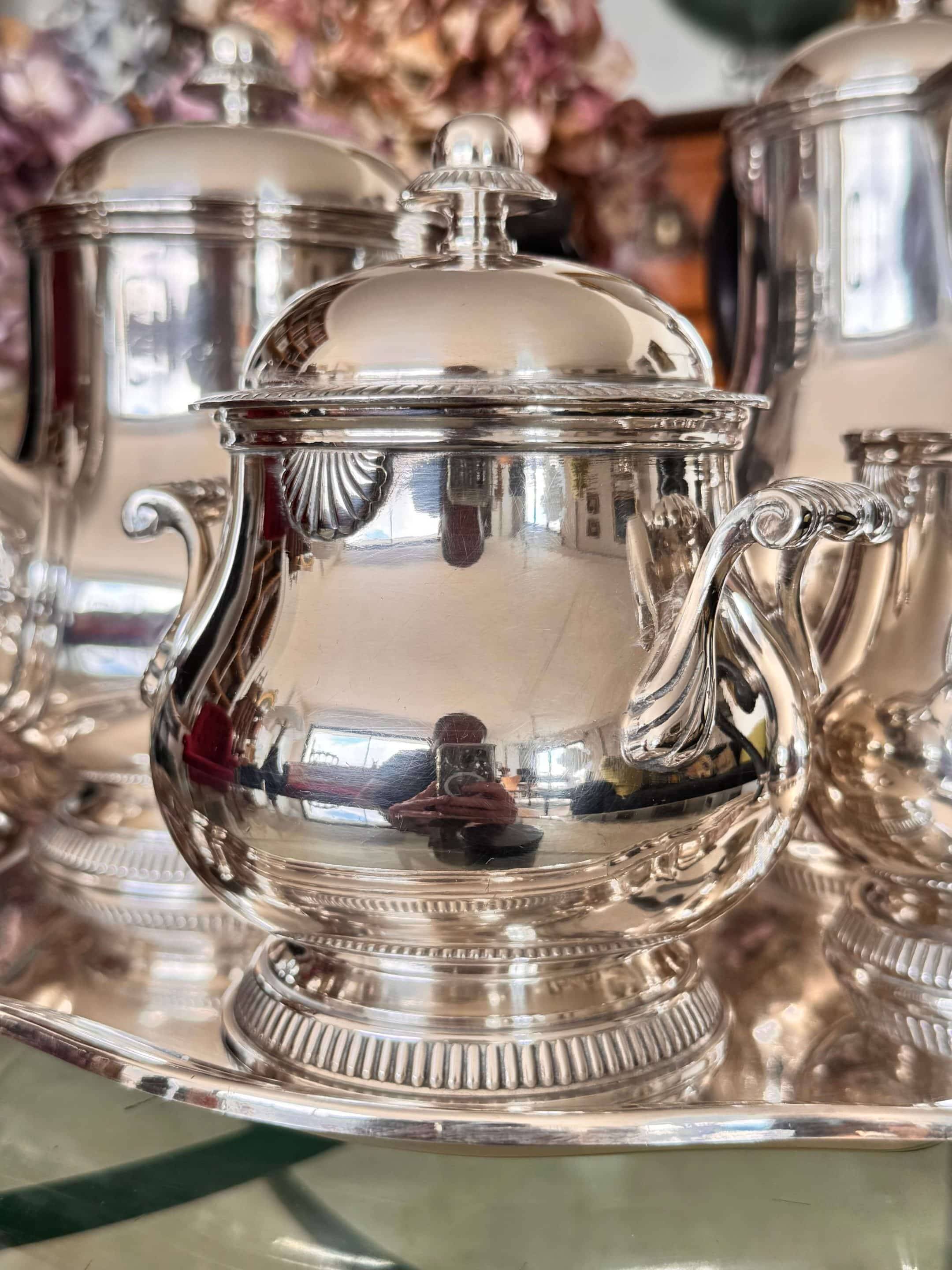 Antique Ercuis tea and coffee set from the 1960s