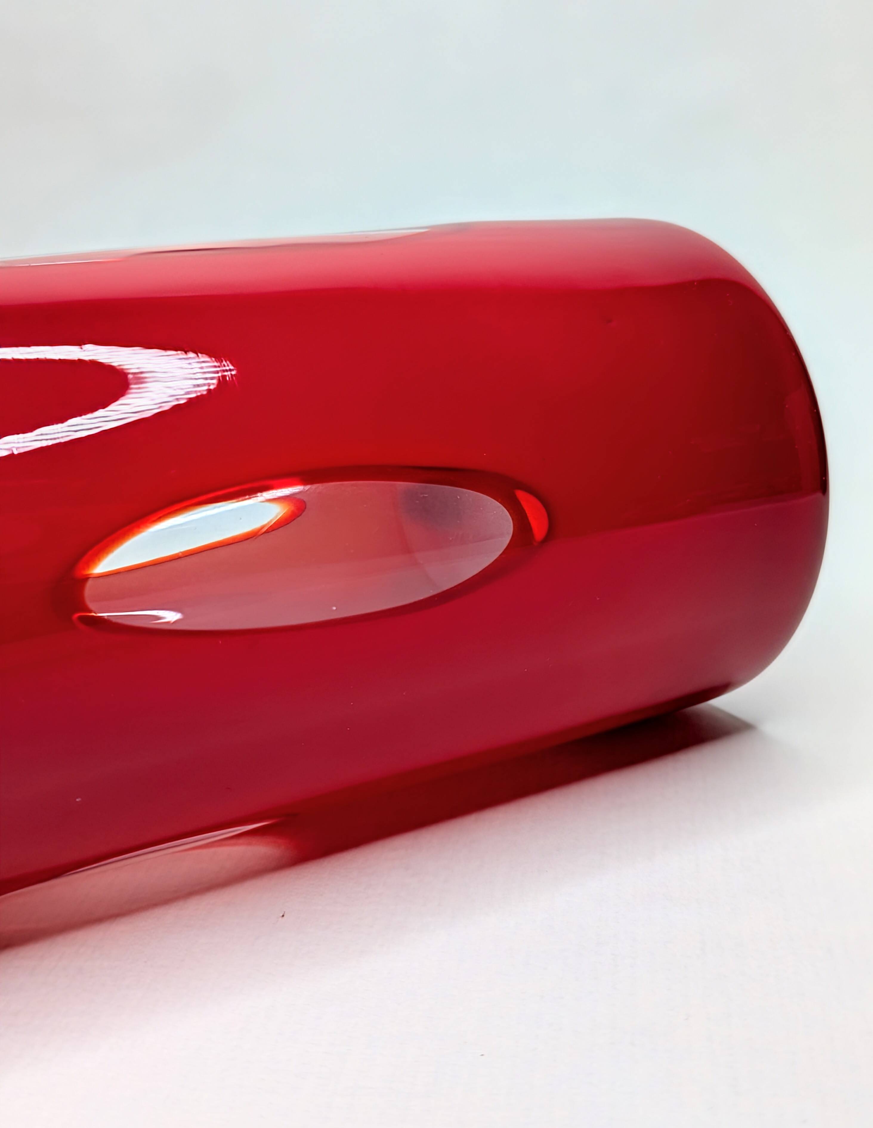 Vase Unikat Dreamlight space age bubbles red