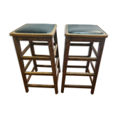 Tabourets de bar en chêne