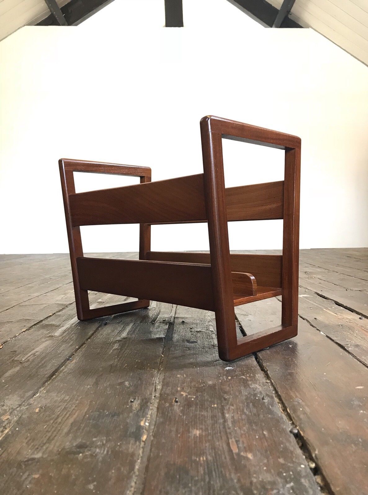 Magazine rack teak 60s/70s
