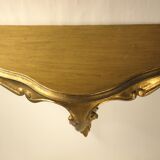 Old gold wall console 39 cm